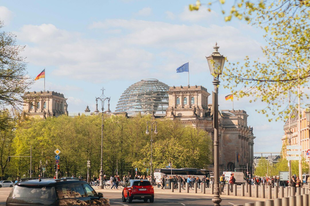 german people with eu flag