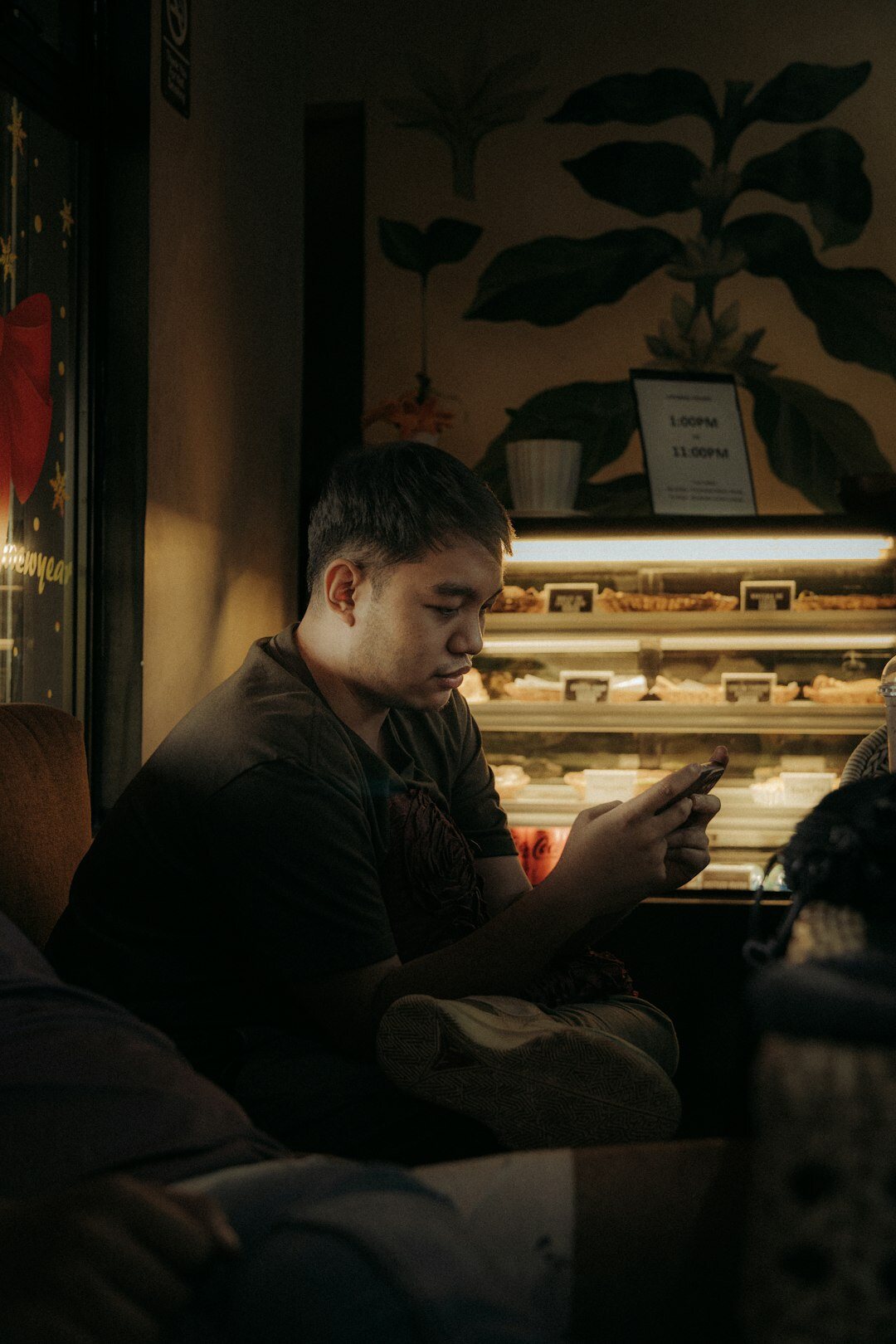 social media users on phones